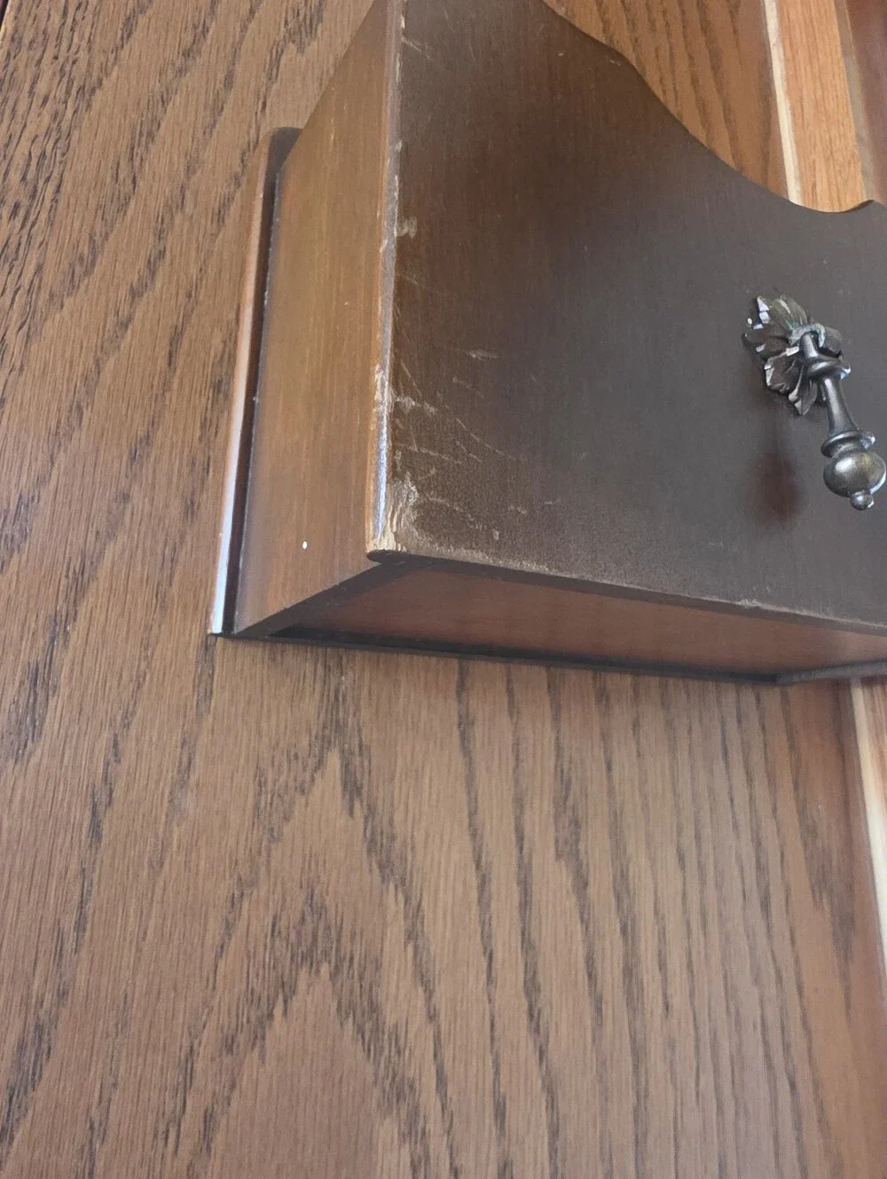 Vintage Wooden Wall Pocket